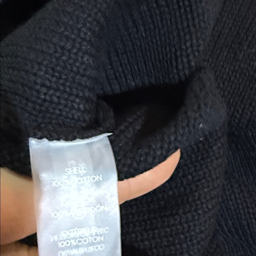 Calvin Klein Cut Out Midi Dress Ribbed Knit Sz M NEW Black 100% Cotton - Picture 5 of 5
